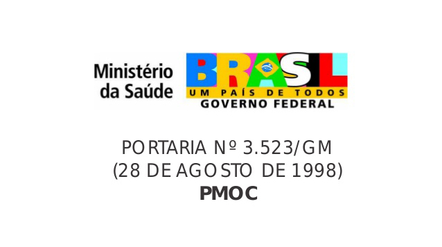 PORTARIA Nº 3.523, DE 28 DE AGOSTO DE 1998